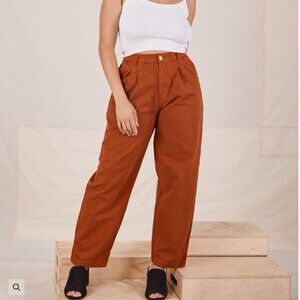 Big Bud Press Heavyweight Trousers Burnt Terracotta NWOT